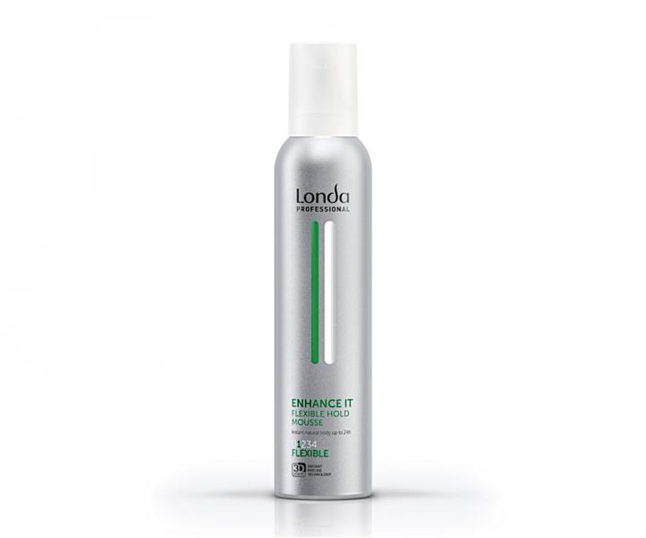 Pena pre prirodzen objem vlasov s flexibilnou fixciou Londa Professional Enhance It - 250 ml