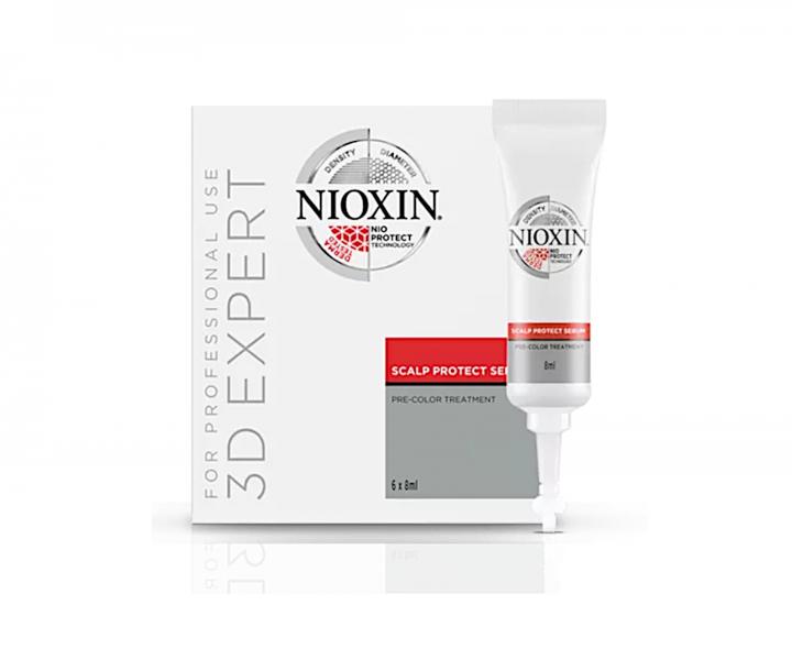 Ampulky sra na ochranu pokoky pri farben Nioxin 3D Expert Scalp Protect Serum - 6 x 8 ml