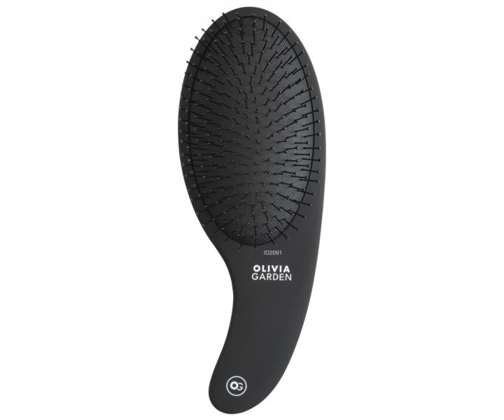 Kefa na rozesvanie vlasov s nylonovmi tetinami Olivia Garden Curve - ierna