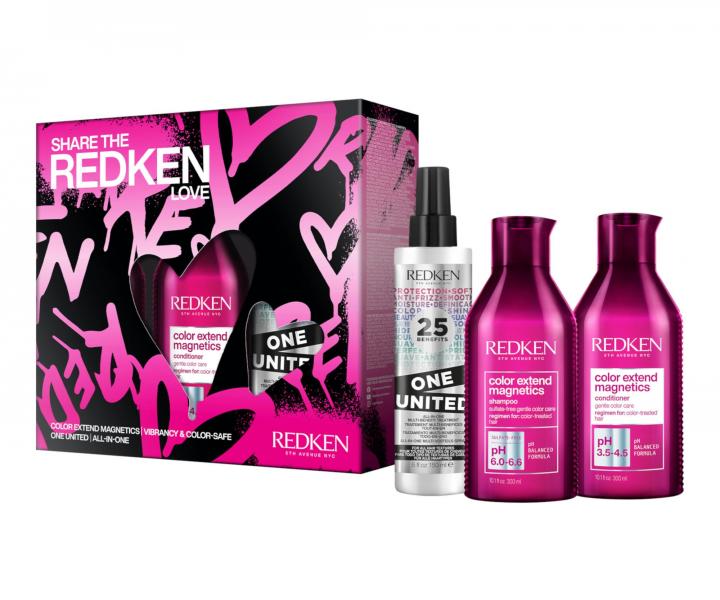 Dar�ekov� sada na ochranu a �iariv� farbu farben�ch vlasov Redken Color Extend Magnetics
