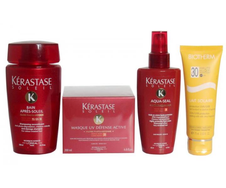 K�rastase Soleil - Slne�n� sada 3 + opa�ovacie mlieko Biotherm 75 ml