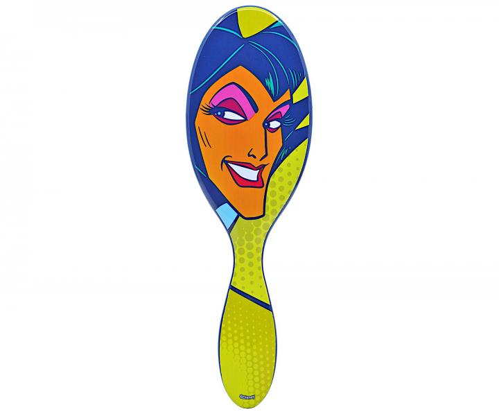 Kefa na rozesvanie vlasov Wet Brush Original Detangler Disney Villains Maleficient - modro zelen