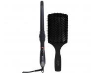 Profesion�lna multifunk�n� kulma na vlasy Varis Curling Iron System + kefa na roz�es�vanie vlasov Varis Paddle Brush zadarmo