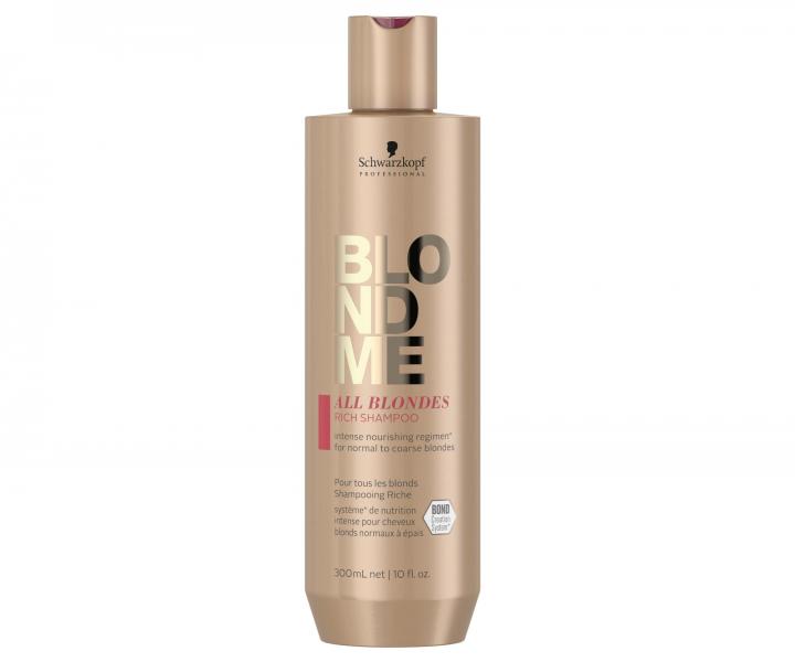Bohat� �amp�n pre blond vlasy Schwarzkopf Professional BlondMe All Blondes Rich Shampoo - 300 ml