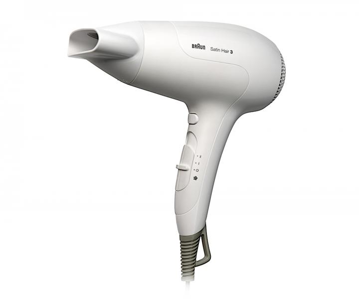 F�n na vlasy Braun Satin Hair 3 HD 380 - 2000 W, biely