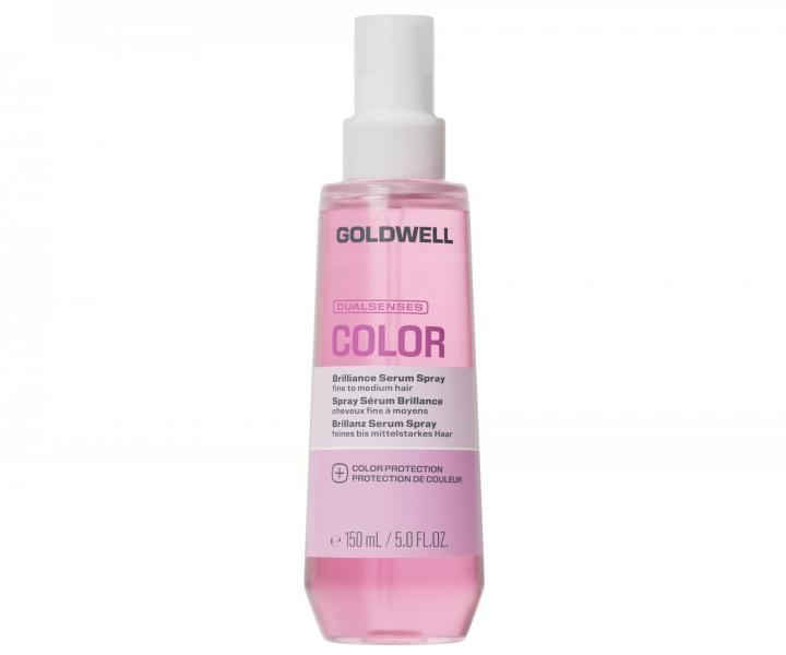 Bezoplachov� termoochrann� s�rum v spreji pre �iariv� farbu a lesk Goldwell Dualsenses Color Brilliance Serum Spray - 150 ml