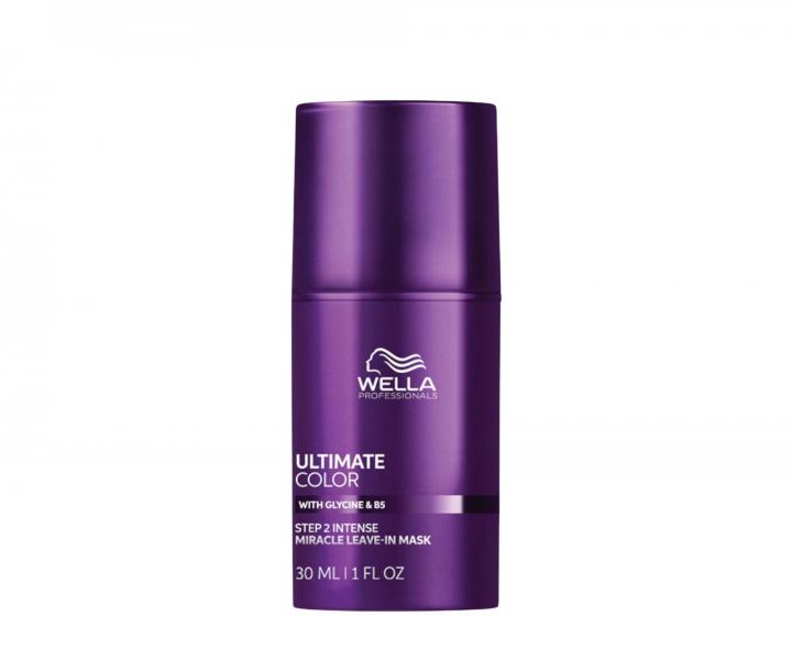 Bezoplachov� maska pre farben� vlasy Wella Professionals Ultimate Color Intense Miracle Leave-in Mask - 30 ml