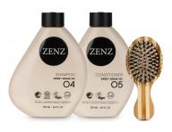 Sada pre objem jemn�ch a norm�lnych vlasov Zenz Sweet Sense + mini kefa Zenz Boar Brush Mini zadarmo