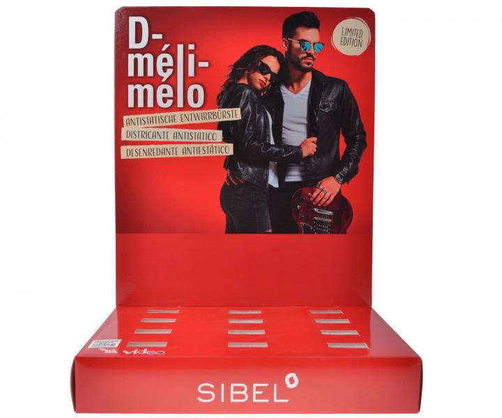 Papierov� stojan na kefy Sibel D-m�li m�lo - �erven� (bonus)