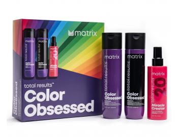 Darčeková sada pre výživu a posilnenie farbených vlasov Matrix Color Obsessed