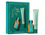 Dar�ekov� sada olejovej starostlivosti a balzamu na pery Moroccanoil The Shine Suite Moroccan Mint Tea Lip Balm Gift Set