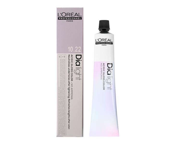 Preliv na vlasy Loral Dialight 50 ml - odtie 10.22 milkshake blond vemi vemi svetl sty dhov