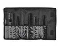 Kompletn sada profesionlnych hrebeov s puzdrom Eurostil Professional - ierna