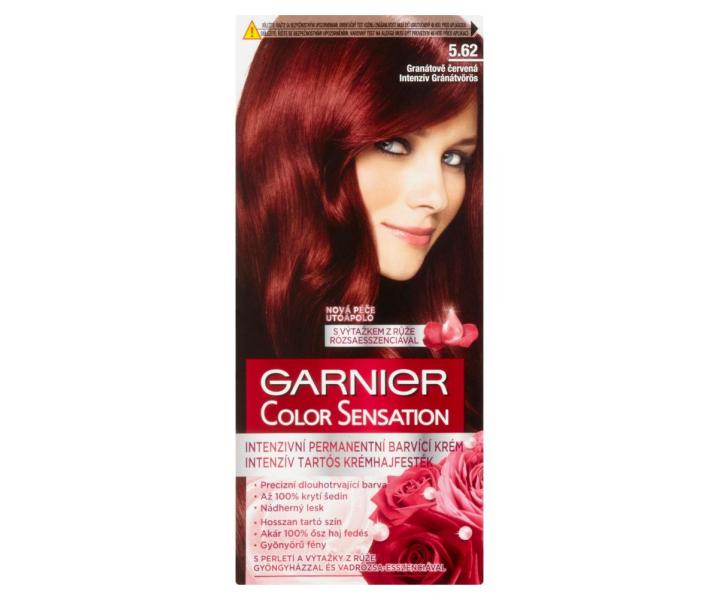 Permanentn farba Garnier Color Sensation 5.62 grantovo erven