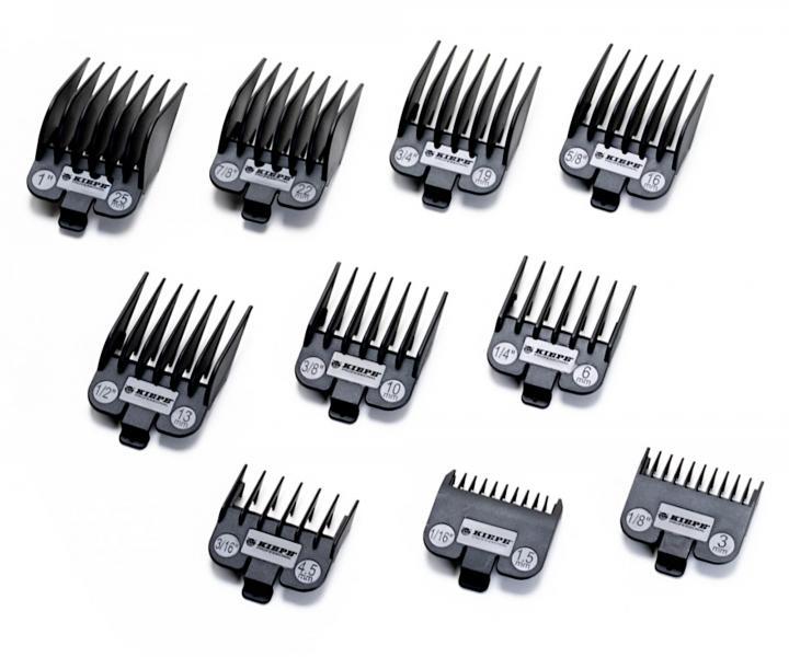 Sada nhradnch nadstavcov pre strihacie strojeky Kiepe - 10 ks