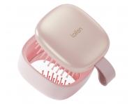 Cestovn kefa na vlasy so zrkadielkom Laifen Air Pink - ruov