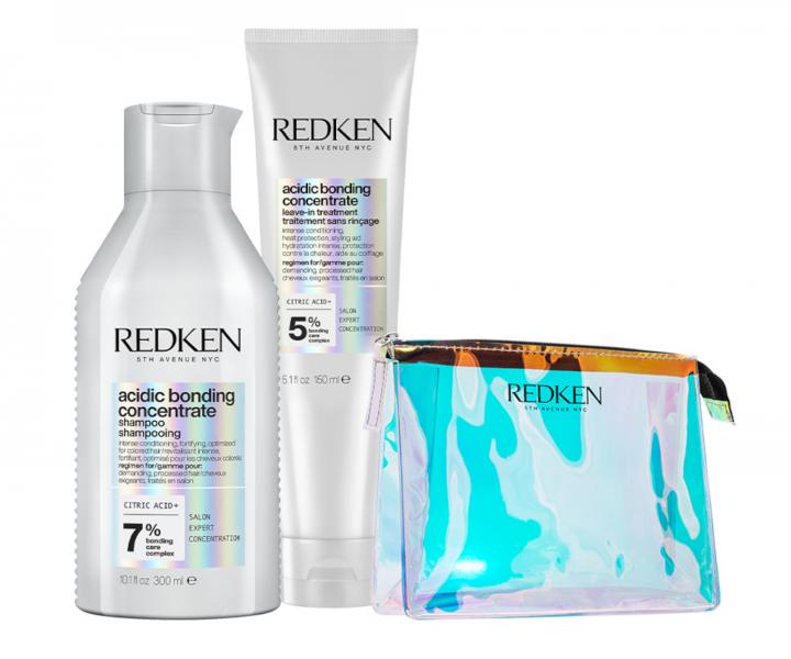 Sada pre pokoden vlasy Redken Acidic Bonding Concentrate - ampn + termoochrana + tatika zadarmo