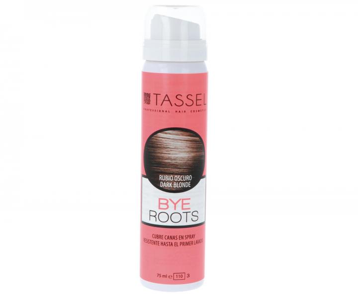 Sprej na zakrytie odrastov Tassel Cosmetics Bye Roots - 75 ml, tmav blond