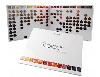 Vlasový vzorkovník farieb Subrina Professional Colour Chart