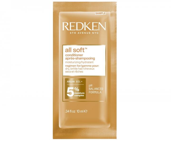 Vy�ivuj�ca starostlivos� pre such� a krehk� vlasy Redken All Soft - 10 ml (bonus)