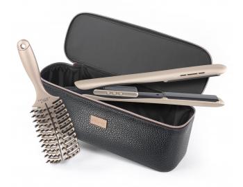 Luxusn set profesionlnej ehliky na vlasy Ultron Enyi 1" s kartom Sibel Proflex a puzdrom Ultron Luxury Gift Set - zlat