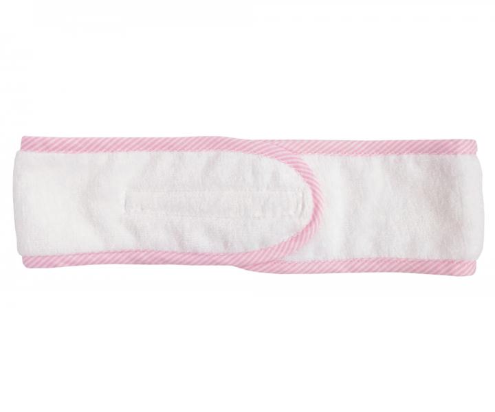 Kozmetick elenka MaryBerry Pinky Ice-Cream - biela s ruovmi prkami