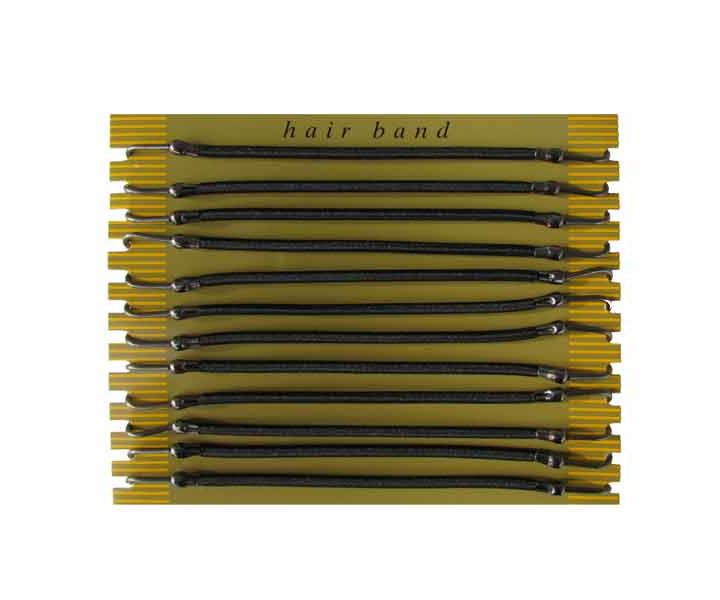 Gumika do vlasov s hikom Duko 8013 - ierna, 12 ks