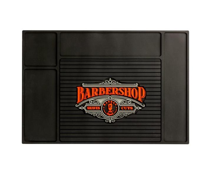 Protimykov podloka pre holisk a kaderncke pomcky Fox Barber Tool Mat - ierna