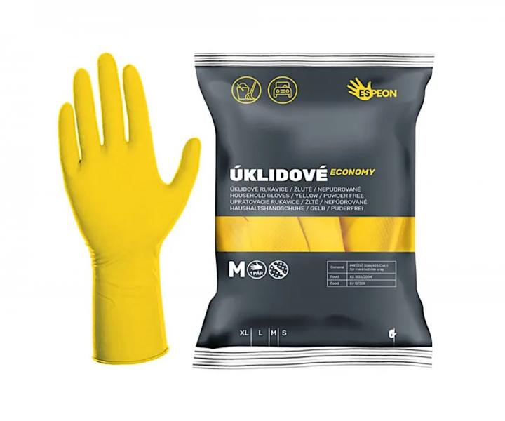 Latexov upratovacie rukavice Espeon Economy - lt, vekos M