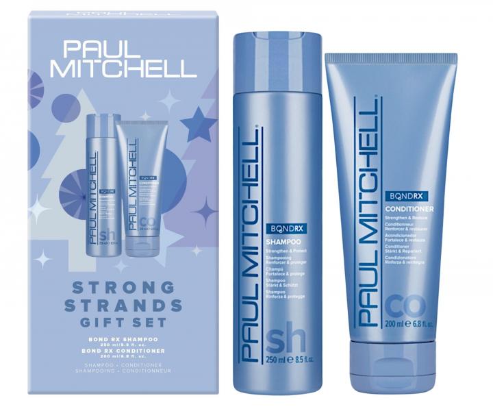 Sada pre chemicky o�etren� vlasy Paul Mitchell Bond RX Strong Strands Gift Set