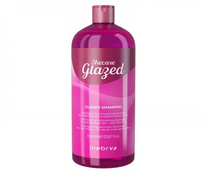 Rozjasujci a hydratan ampn pre vlasy bez lesku Inebrya Shecare Glazed Shampoo - 1000 ml