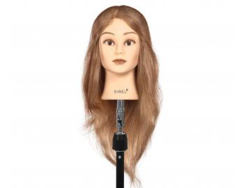 Cvin hlava s prrodnmi vlasmi Sibel Stephanie - blond, 35-45 cm