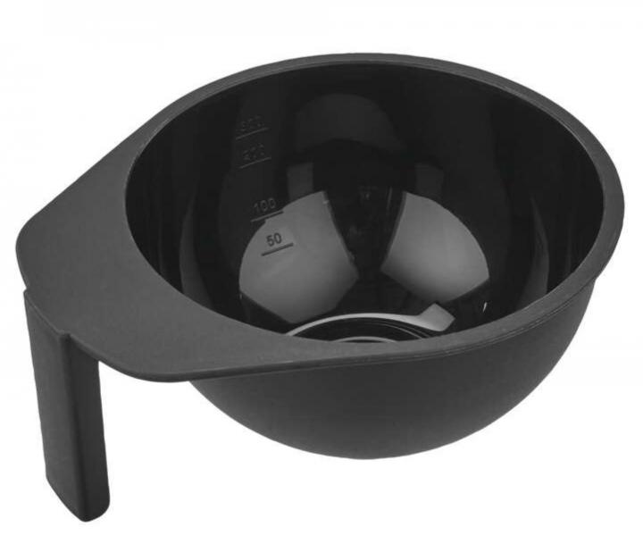 Plastov miska s rkou na mieanie farieb Original Best Buy - 300 ml, ierna