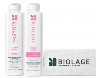 Sada �amp�nu a kondicion�ra pre farben� vlasy Biolage Color Last + bavlnen� uter�k zadarmo