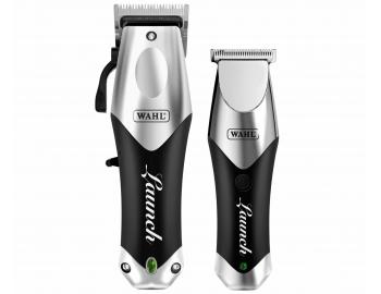 Profesionlny set strihacieho a kontrovacieho strojeka Wahl Launch Combo 3028732 - ierno-strieborn