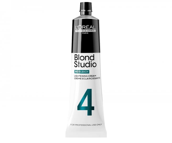 Zosvet�uj�ci kr�m na vlasy Lor�al Professionnel Blond Studio No Bleach Lightening Cream 4 - 60 ml