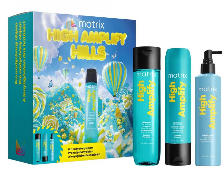 Dar�ekov� sada na objem a posilnenie jemn�ch vlasov Matrix High Amplify Hills