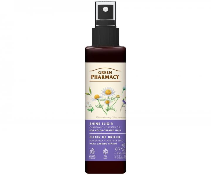 Bezoplachov� sprej pre farben� vlasy Green Pharmacy Elixir - 150 ml