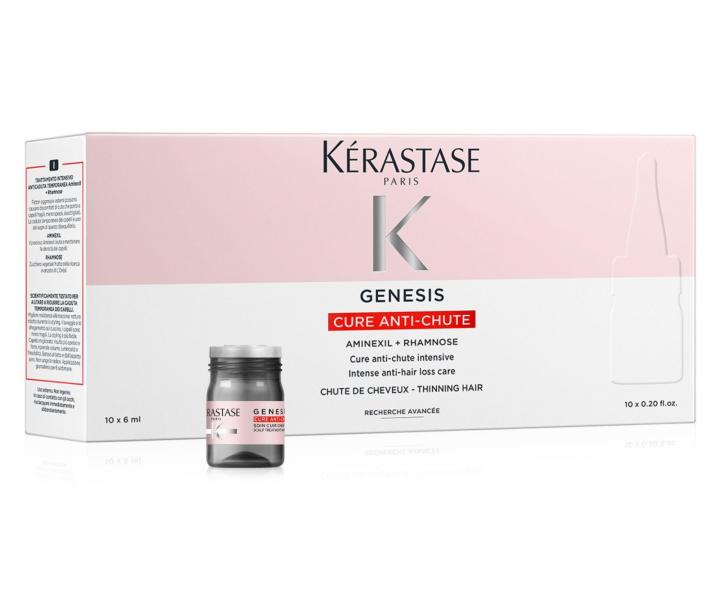 Intenzvna spevujca kra proti padaniu vlasov Krastase Genesis Cure Anti-Chute - 10 x 6 ml