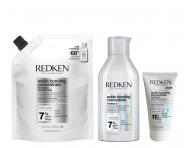 ampn pre pokoden vlasy Redken Acidic Bonding Concentrate - 300 ml + nhradn npl 500 ml + kondicionr 50 ml zadarmo