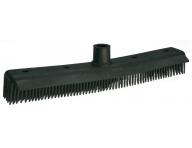 Antistatick zmetk so krabkou Sibel Rubber Broom - ierny