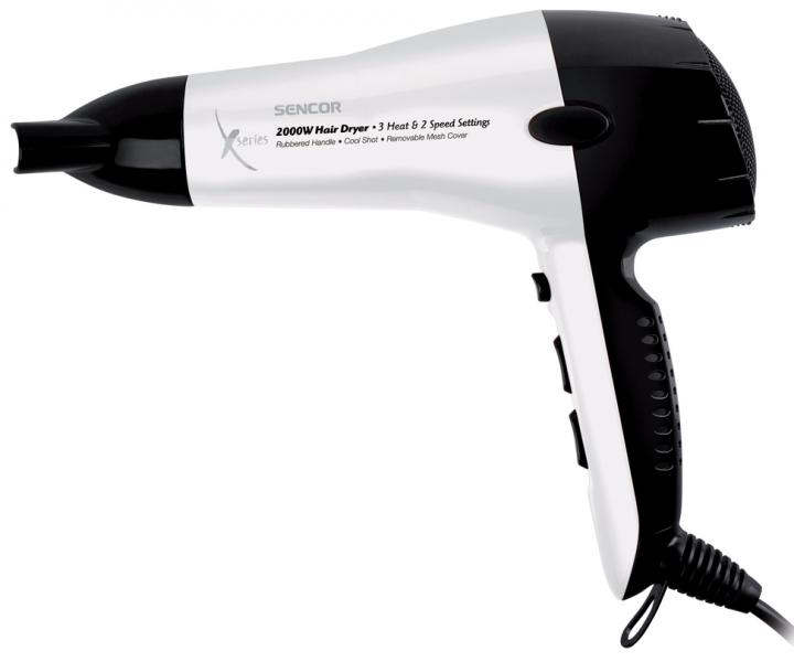Fn na vlasy Sencor SHD 6600 W - biely, 2000 W