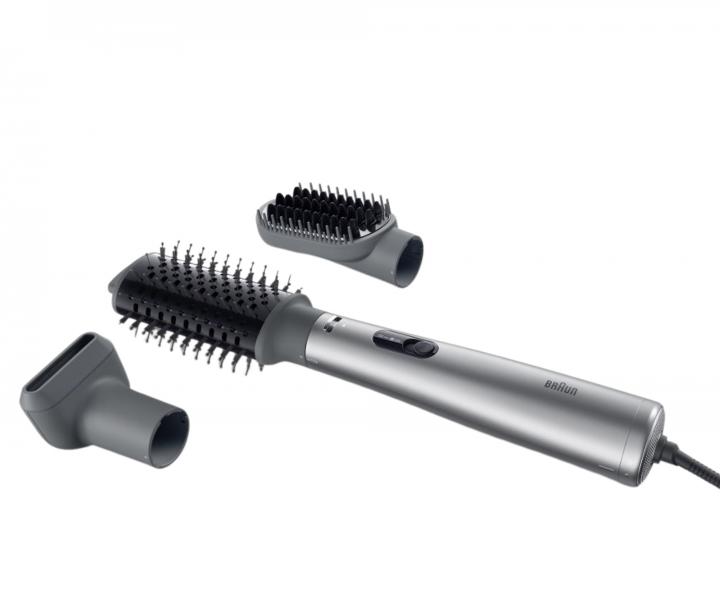 Teplovzdu�n� kefa na vlasy Braun AS430 - 1000 W, strieborn�