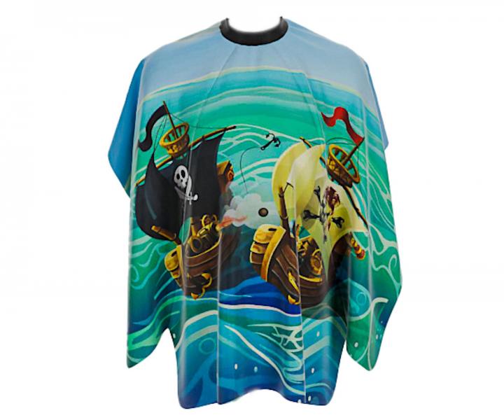 Detsk pltenka na strihanie vlasov Barbertime Pro Barber Child Cape - lode