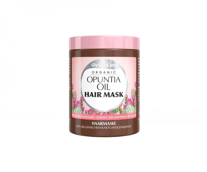 Maska pre jemn� vlasy s opunciov�m olejom GlySkinCare Organic Opuntia Oil Hair Mask - 300 ml