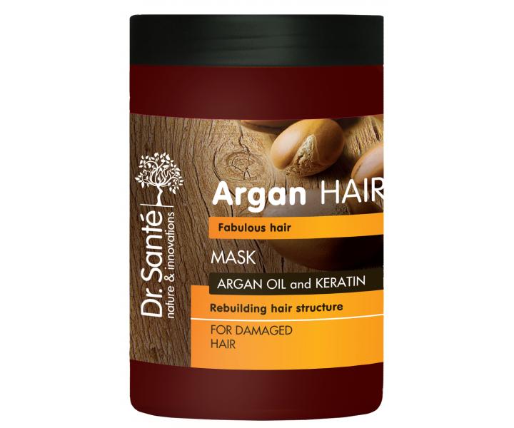 Maska pre posilnenie slabch vlasov Dr. Sant Argan - 1000 ml
