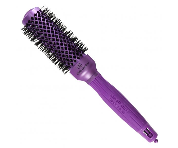 Kefa s nylonovmi tetinami Olivia Garden NanoThermic Thermal Violet Valentine - 34 mm