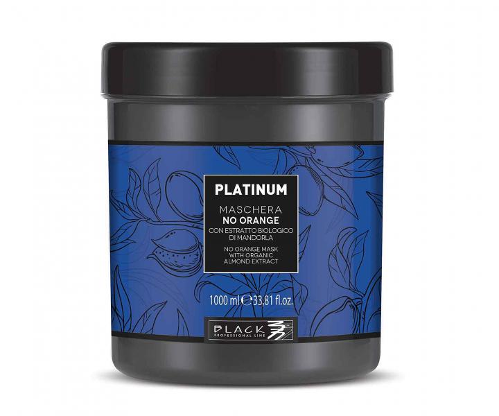 Neutralizan maska pre tmav vlasy Black Platinum No Orange - 1000 ml