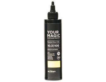 Tnujce pigmenty na vlasy Artgo Your Magic 10.3 | 10G - 200 ml, platinovo zlat