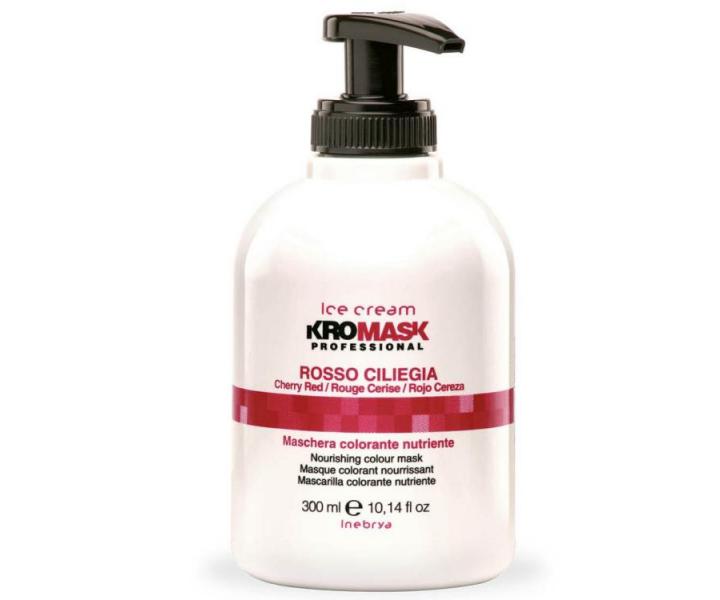 V��ivn� farbiace maska Inebrya KroMask Rosso - 300 ml